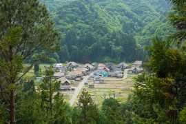 Historic Maezawa Farmhouses In Rural Japan