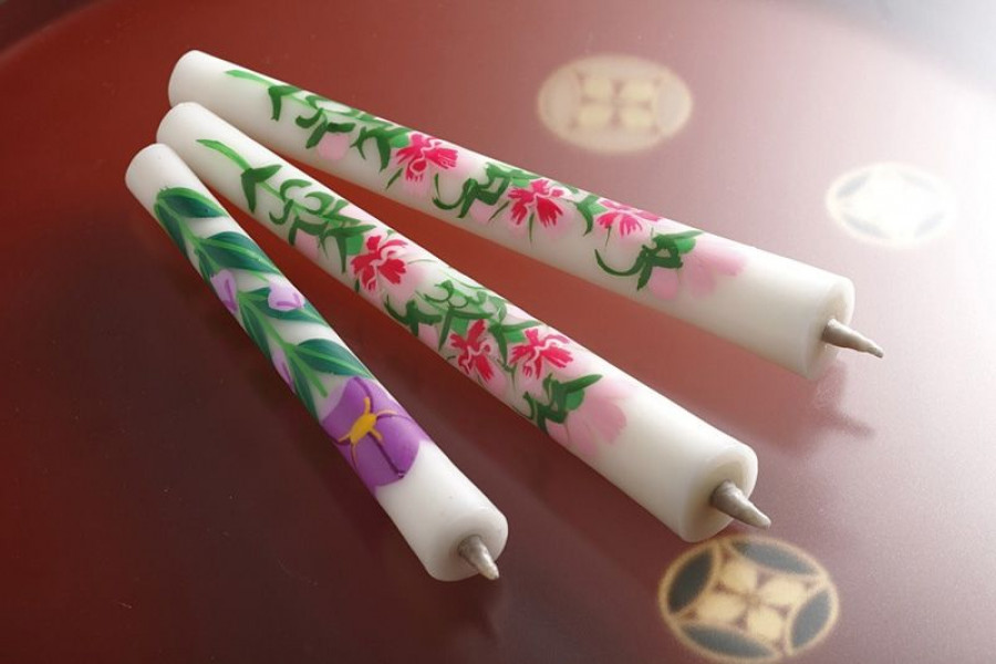 Aizu Painted Candles Craft Experience